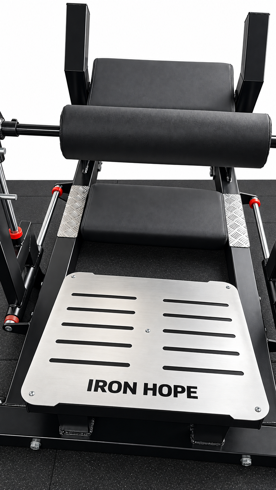 Hip Thrust Guiado Iron Hope - Estrutura em aço
